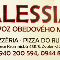 Alessia Zvolen denné obedové menu - Alessia