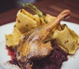 kačacie stehno pečené